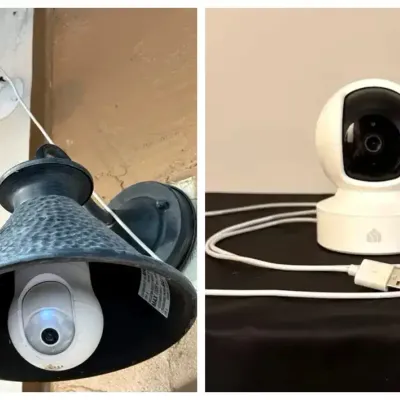 Kasa Indoor & Outdoor Security Cameras with LaView 360° Bulb Camera