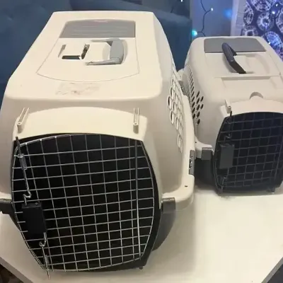 Two Hard-Sided Pet Carriers