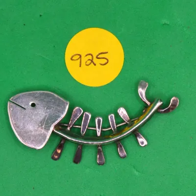 Sterling Silver Fish Broach