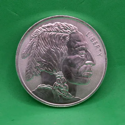 1 Oz Silver Buffalo Coin 