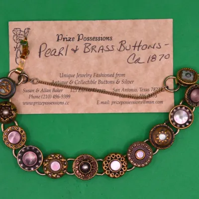 Sale Photo Thumbnail #92: Button Bracelet 