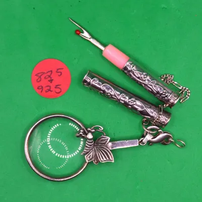 Seam Ripper and Magnifier 925 and 825 Silver 