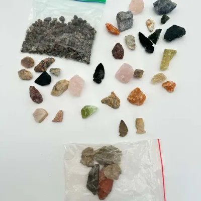 Rock & Mineral Specimen Collection, Rough Stones & Crystals