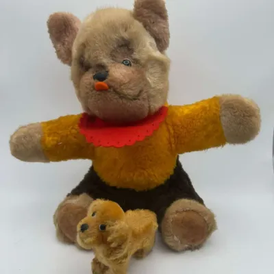 Plush Teddy Bear & Dog Stuffed Animal