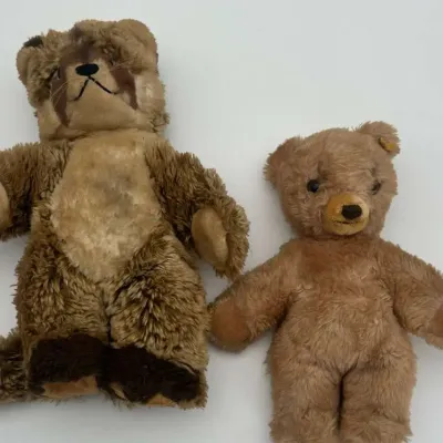 Steiff Raccy Raccoon & Teddy Bear Stuffed Animal