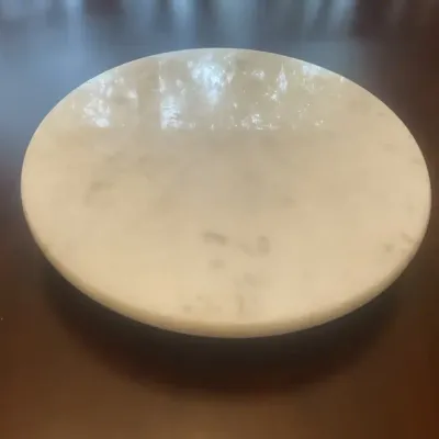 Marble and Wood Lazy Susan - Vermont Wood Specialties, Granville VT