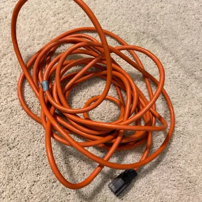 Heavy-Duty Orange 3-Prong Extension Cord