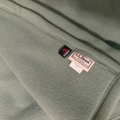 L.L. Bean Polartec Fleece Twin Blanket Bay Leaf 