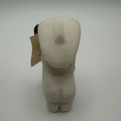 Vintage Hand-Carved Parian Marble Figurine