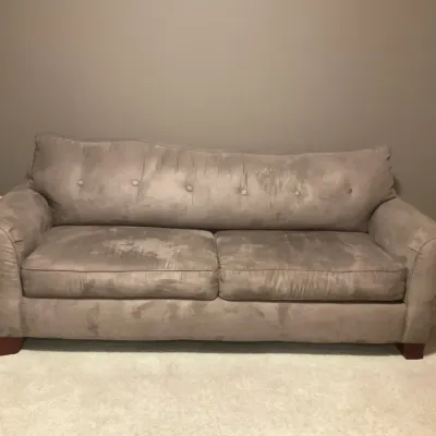 Grey Pull Out Sleeper Sofa Queen Mattress