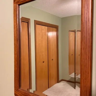 Classic Oak Framed Wall Mirror