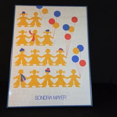 11 - Sondra Mayer "Balloons and Children" Poster
Poster artwork titled "Balloons and Children" by Sondra Mayer,...