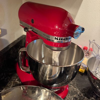 Red Artisan Kitchen Aid Mixer 