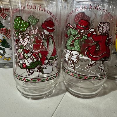 Sale Photo Thumbnail #143: Holly Hobby glassware 