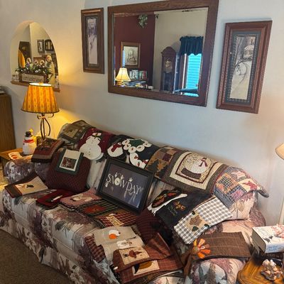 Beautiful primitive linens 