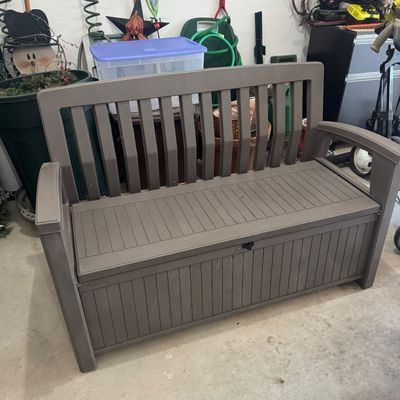 Sale Photo Thumbnail #219: Outdoor storage bench
