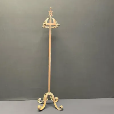 Freestanding Brass Storage Rack