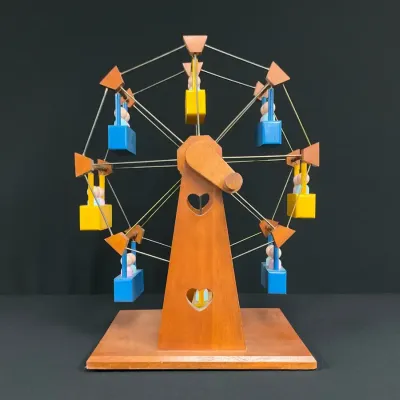 Vintage Hand Crank Ferris Wheel 