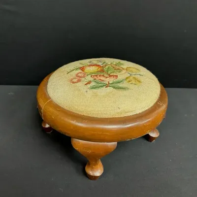 Needlepoint Footstool 