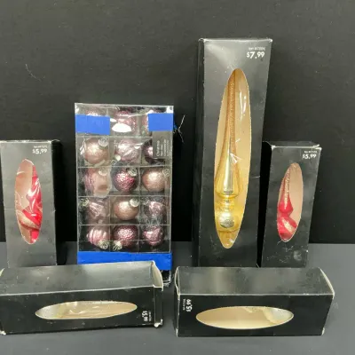 Glass Ornaments & Tree Toppers