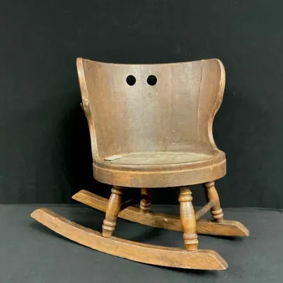 Barrel Back Child’s Rocking Chair