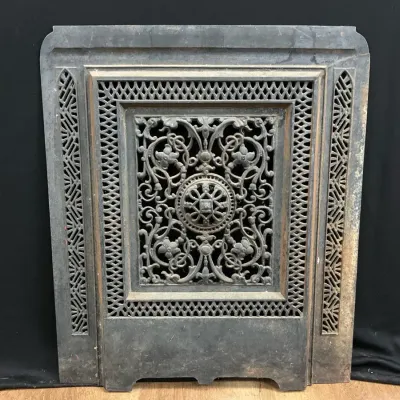 Victorian Cast Iron Fireplace Cover