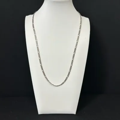 Figaro Sterling Link Chain *
