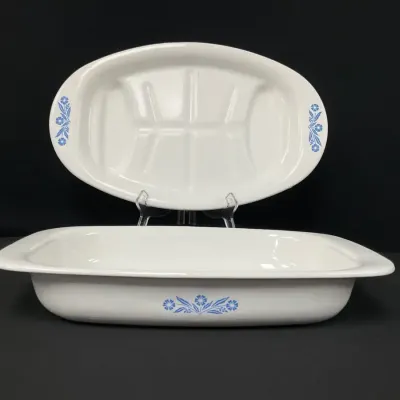Vintage Corning Ware Blue Cornflower Pattern