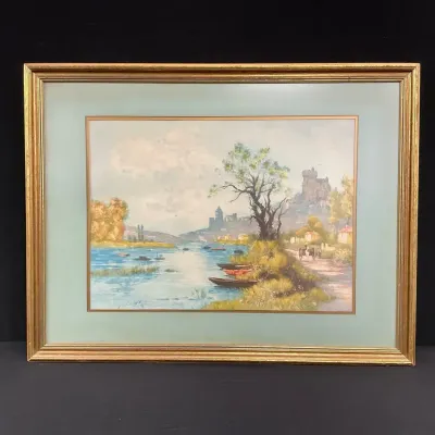 Impressionist Bay Scene