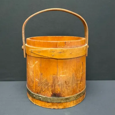 Wooden Firkin Bucket