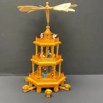 Three-Tiered Christmas Pyramid