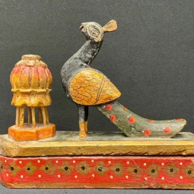 Peacock Figurine 