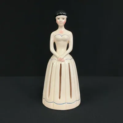 Porcelain Lady-Shaped Napkin Holder 