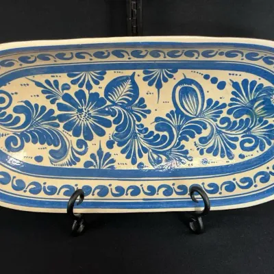 Oval Mexican Talavera Serving Platter