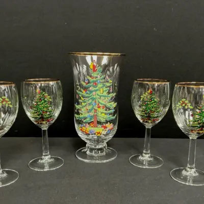 Spode Christmas Tree Glass Collection