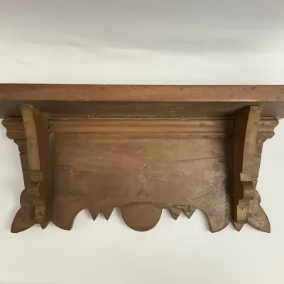 Primitive Wooden Wall Mounted Shelf