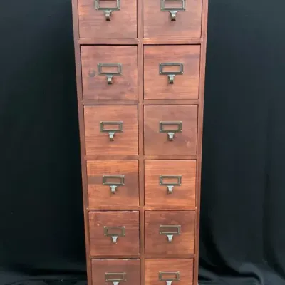 Pottery Barn 12 Drawer Apothecary Tower