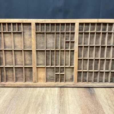 Wooden Letterpress Printers Drawer