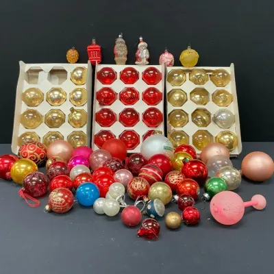 Christmas Glass Ball Ornaments