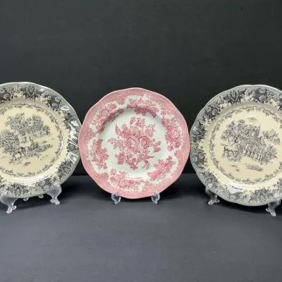 Transferware Ceramic Plates 