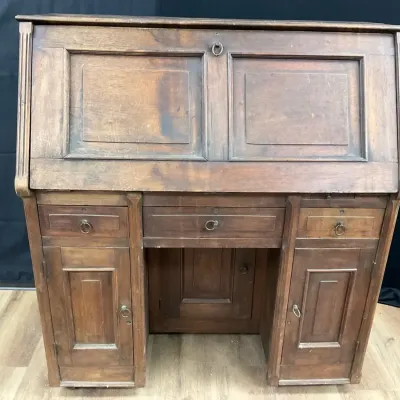 Antique Primitive Slant Front Desk