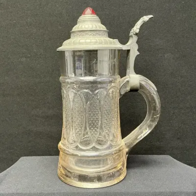 Pressed-Glass Stein 