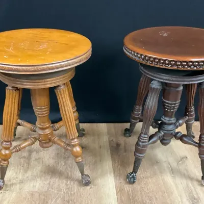 Victorian Piano Stool Pair