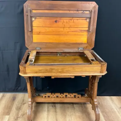 Antique Pop Up Table 