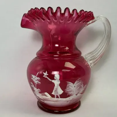 Mary Gregory Pitcher