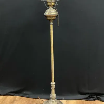 Victorian Brass Floor Lamp