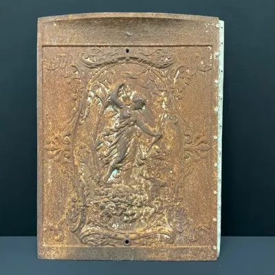 Victorian Cast Iron Fireplace Cover 