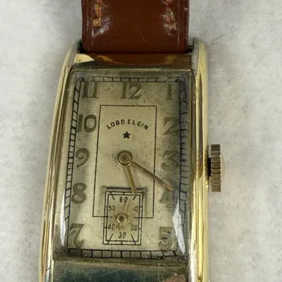 Lord Elgin Art Deco Mechaical Wristwatch 