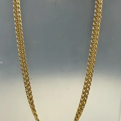 14k yellow gold Cuban link