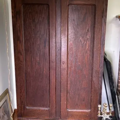 Large Wooden Standing Wardrobe